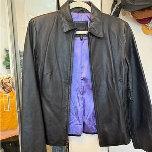 Genuine Leather Jacket (Colebrook & Co)